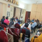 विकास कार्याें को समय सीमा में पूर्ण करें – विधायक सुनील सोनी<br>विधायक ने ली विधायक निधि, आंगनबाड़ी केन्द्रों के निर्माण की समीक्षा बैठक