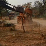 सुरक्षा बलों ने नक्सली स्मारक किया ध्वस्त