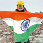 प्रदीप ने अकोंकागुआ चोटी पर फहराया तिरंगा