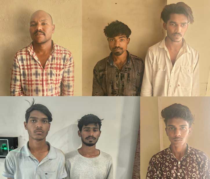 ज्वेलरी दुकानों और सूने मकानों में चोरी करने वाला गिरोह बेनकाब