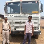 खनिजों के अवैध परिवहन पर की गई कार्रवाई