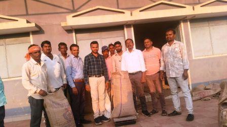 जिले में MSP पर चना खरीदी का शुभारंभ, पहले ही दिन 45 क्विंटल की खरीदी