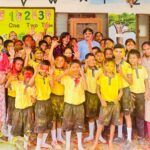 अर्पण पब्लिक स्कूल में मनाई गई हर्बल होली