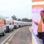 राज्य की लाइफलाइन हुई सशक्त: मुख्यमंत्री ने 370 नई एम्बुलेंस को दिखाई झंडी