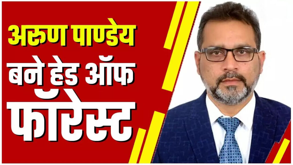 दो सीनियर अफसरों को सुपरसीड कर IFS अरुण पाण्डेय बने हेड ऑफ फॉरेस्ट, आदेश जारी