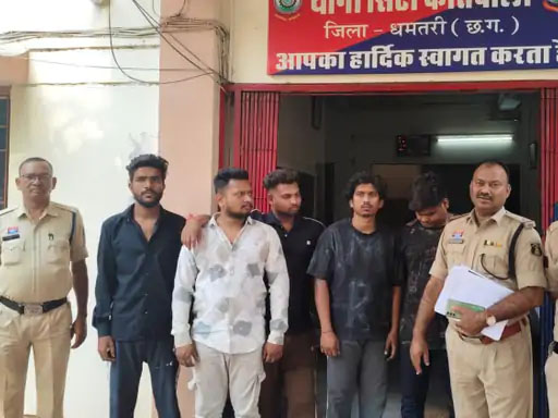 पुरानी रंजिश में घर में घुसकर हमला: लाठी-डंडों से मारपीट करने वाले 5 आरोपी गिरफ्तार
