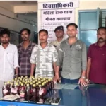 अवैध शराब बिक्री मामले में बड़ी कार्रवाई: 5 गिरफ्तार, टीआई को किया गया निलंबित