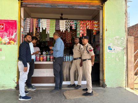 रामानुजनगर व प्रेमनगर तहसील में चालानी कार्यवाही, 50 प्रकरणों में 4950 रुपए का जुर्माना वसूल