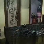 कांकेर में रसाेई गैस रिसाव से लगी आग, पुलिस कर्मी व कर्मचारी झुलसे