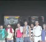 अवैध खनन मामले में 5 हाईवा और जेसीबी जब्त