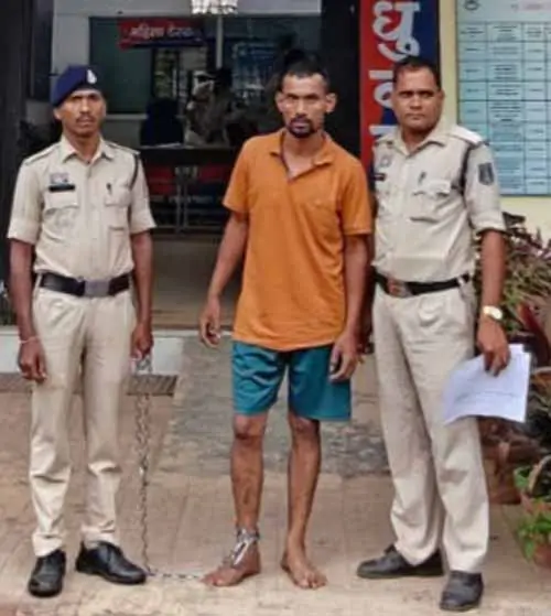 केंद्रीय जेल जगदलपुर की दीवार फांदकर फरार दंडित बंदी गिरफ्तार