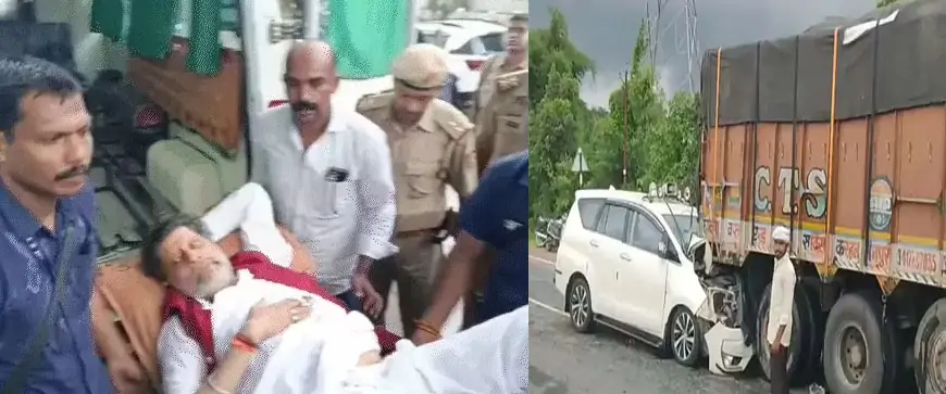 भाजपा अध्यक्ष किरणदेव सड़क हादसे में घायल