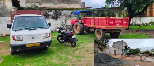 सीएम हेल्पलाइन की शिकायत पर त्वरित कार्रवाई, मरवाही में अवैध रेत भंडारण स्थल सील, दो ट्रैक्टर वाहन जब्त
