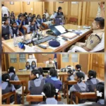 स्कूली विद्यार्थियों ने किया पुलिस अधीक्षक कार्यालय सुकमा का भ्रमण
