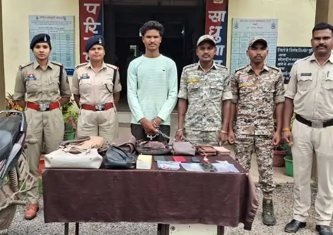 9 झपटमारी की वारदात को अंजाम देने वाला आरोपी गिरफ्तार