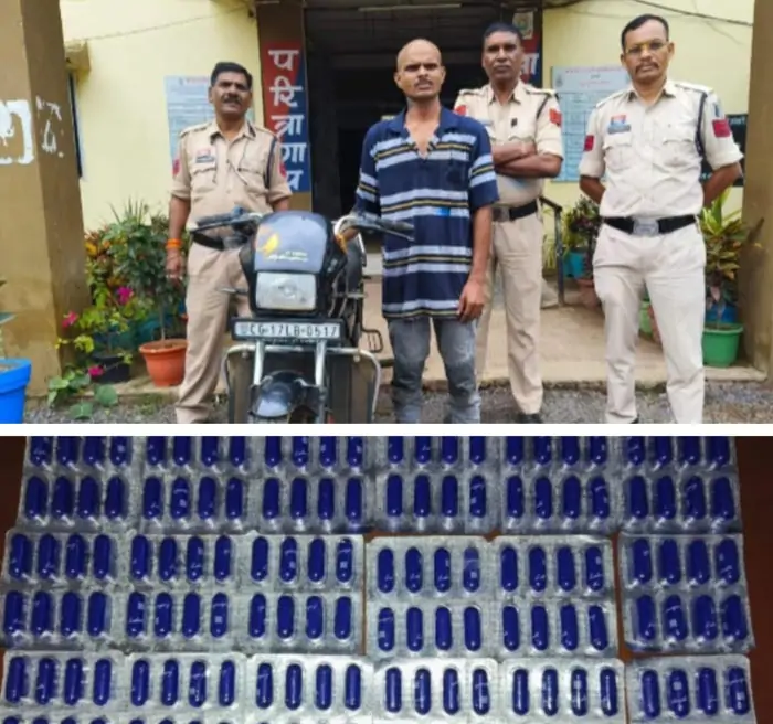 144 नशीली कैप्सूल के साथ आरोपी गिरफ्तार