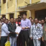 ग्रामीणों ने पल्लीभाटा में कोटवार पर शासकीय भूमि में हेरफेर के आरोप का साैंपा ज्ञापन
