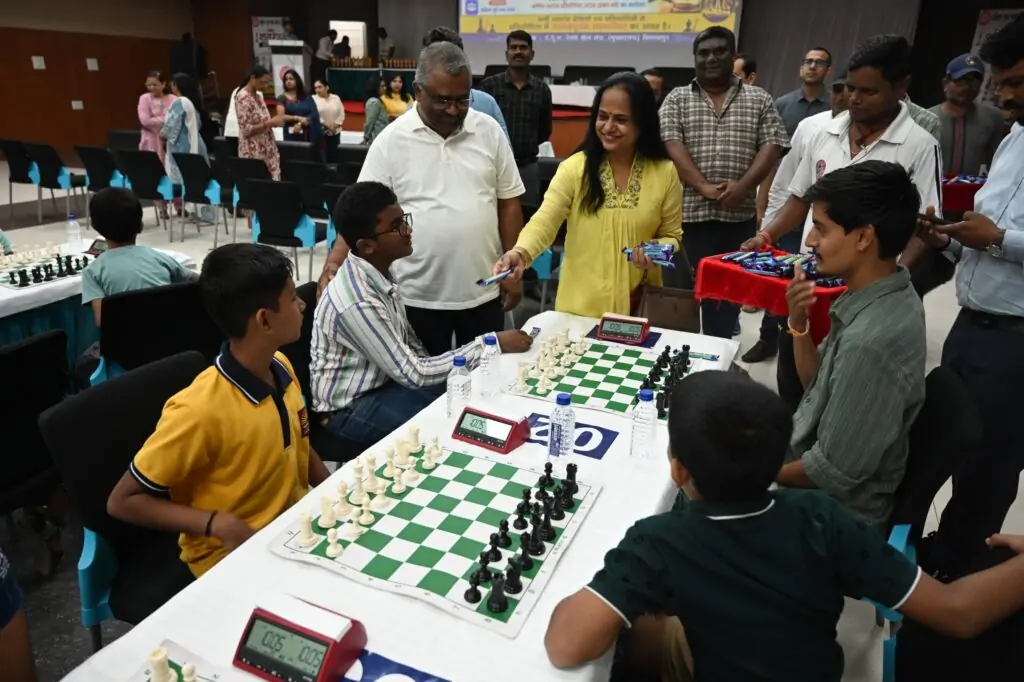 दक्षिण पूर्व मध्य रेलवे में वार्षिक शतरंज प्रतियोगिता 2026 का आयोजन