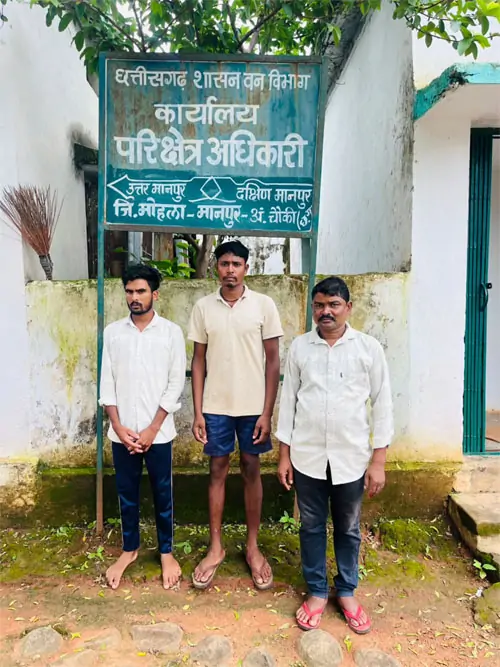 वन्यजीव तस्करों पर कड़ी कार्रवाई, सांभर शिकार मामले में 3 आरोपी गिरफ्तार, भेजे गए जेल